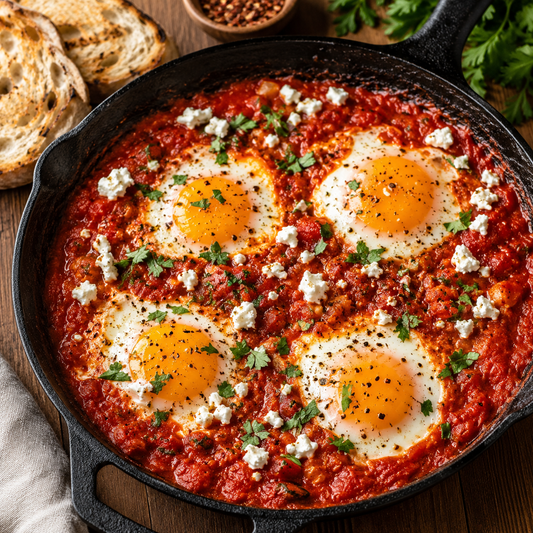 High Protein Shakshuka Recipe (62g Protein)