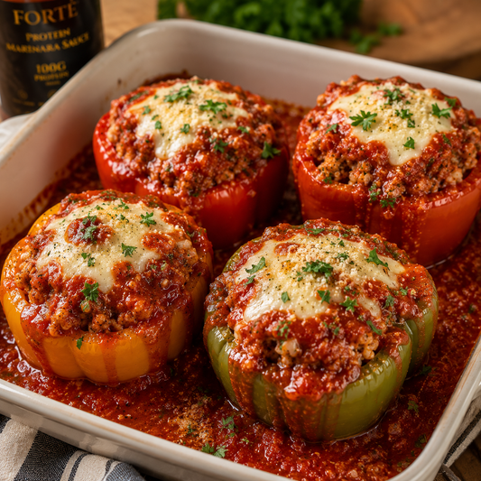 High Protein Stuffed Peppers Recipe (92g Protein)