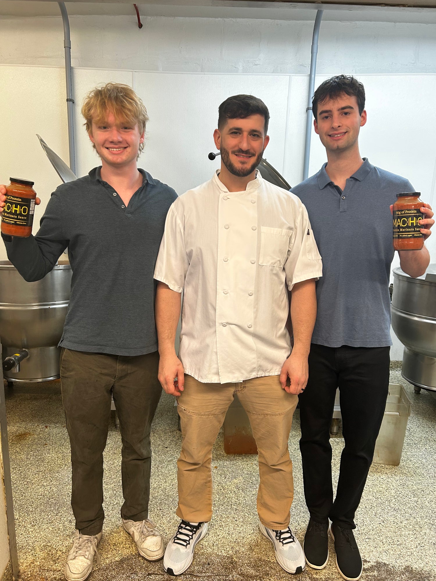 Protein marinara with 17g of protein per serving made in small batches in a commercial kitchen 