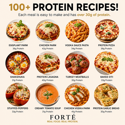 high protein recipes with forte protein marinara